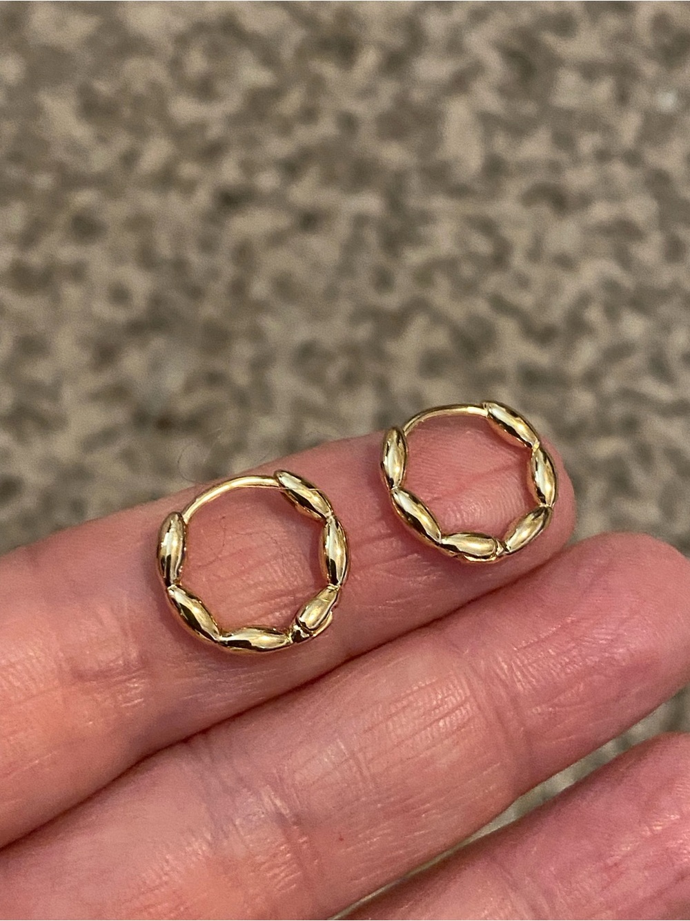 Gold Hoop Circle Stud Earrings - Women's Jewelry